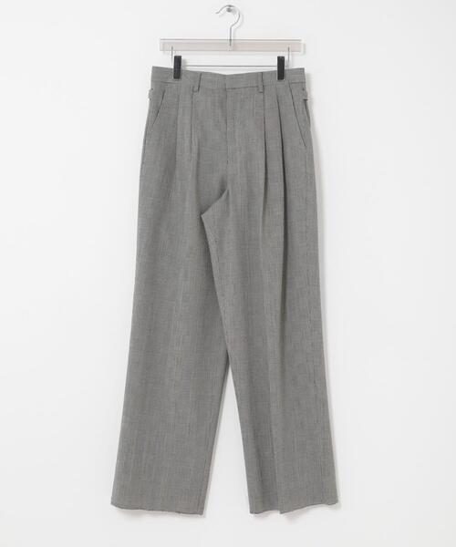 URBAN RESEARCH(アーバンリサーチ)の「new basic HIGH TWIST WOOL TROUSER(その他パンツ・メンズ・ブラック/チェック・MEDIUM/LARGE/X-LARGE)」の7枚目の写真