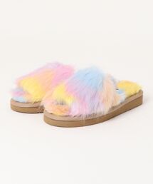 Minnetonka | 【MINNETONKA】ミネトンカ LYLA ファーサンダル ユニコーンカラー(サンダル)