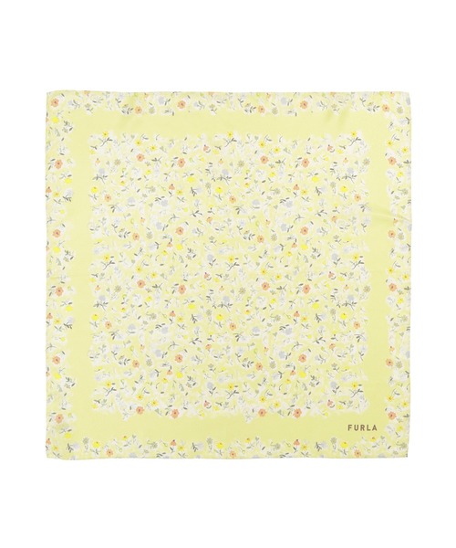 FURLA(フルラ)の「スカーフ FURLA シルクツイルプリント 58*58(バンダナ/スカーフ・レディース・ライトグレー/ブルー系その他/ベビーピンク/ライトイエロー・FREE)」の12枚目の写真