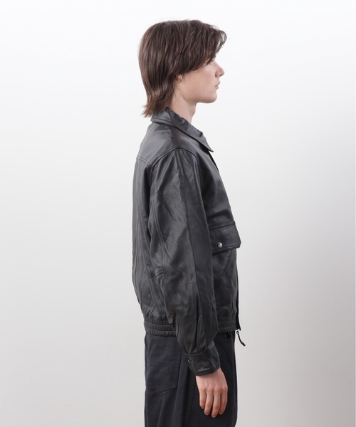 MANASTASH(マナスタッシュ)の「MANASTASH/マナスタッシュ/LEATHER MOTOR BLOUSON/レザーモーターブルゾン(ブルゾン・メンズ・ブラック・M/L/XL)」の5枚目の写真