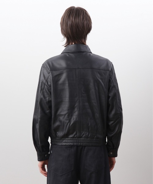 MANASTASH(マナスタッシュ)の「MANASTASH/マナスタッシュ/LEATHER MOTOR BLOUSON/レザーモーターブルゾン(ブルゾン・メンズ・ブラック・M/L/XL)」の6枚目の写真