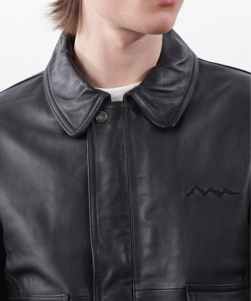 MANASTASH(マナスタッシュ)の「MANASTASH/マナスタッシュ/LEATHER MOTOR BLOUSON/レザーモーターブルゾン(ブルゾン・メンズ・ブラック・M/L/XL)」の7枚目の写真