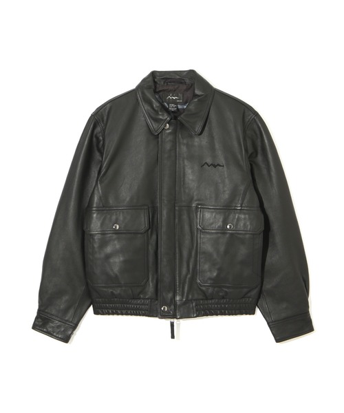 MANASTASH(マナスタッシュ)の「MANASTASH/マナスタッシュ/LEATHER MOTOR BLOUSON/レザーモーターブルゾン(ブルゾン・メンズ・ブラック・M/L/XL)」の2枚目の写真