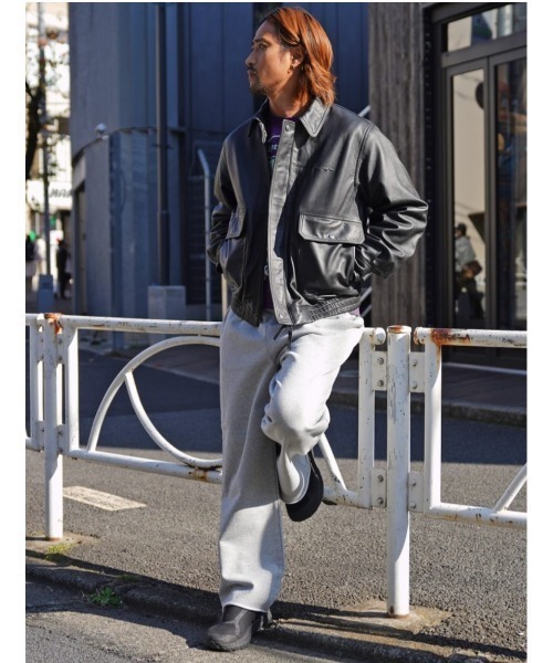 MANASTASH(マナスタッシュ)の「MANASTASH/マナスタッシュ/LEATHER MOTOR BLOUSON/レザーモーターブルゾン(ブルゾン・メンズ・ブラック・M/L/XL)」の13枚目の写真