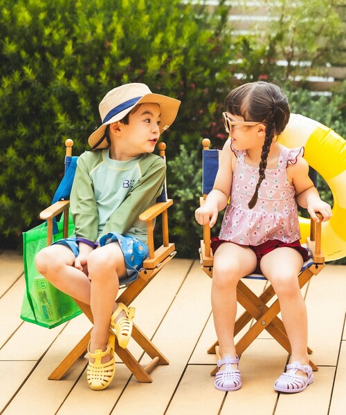 BEAMS mini(ビームスミニ)の「セパレート フリル スイムウェア 2026SS(100~130cm)プール 水遊び(水着・キッズ・イエロー系その他4/ピンク・L(120-130)/M(110-120)/S(100-110))」の8枚目の写真