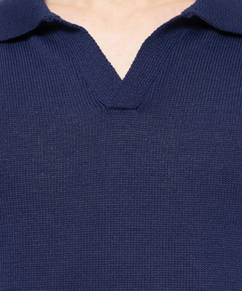 LURAKU(ルラク)の「【LURAKU】Dry Touch Knit Polo Shirt / ドライタッチニットポロシャツ(ポロシャツ・メンズ・ライトブルー/ブラック/ダークブラウン/ブラウン/ブラック系その他/グレー/ブルー・M/L)」の19枚目の写真