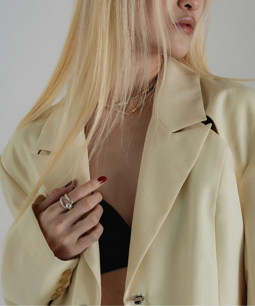 loni(ロニ)の「Nuance Stone Ring(リング・レディース・シルバー/ゴールド・#13/#11)」の6枚目の写真