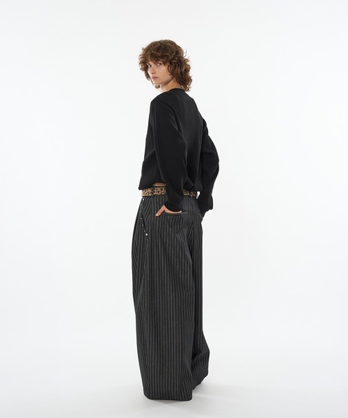WISH FOR EVER(ウィッシュフォーエバー)の「DRAW CODE HENRY NECK THERMAL LONG SLEEVE / ドローコードヘンリーネックサーマルロングスリーブ(Tシャツ/カットソー・メンズ・ネイビー/ダークブラウン/ワインレッド/ブラック/グレー・SMALL/LARGE/MEDIUM)」の19枚目の写真