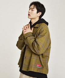 ナイキ ライフ メンズ ロングスリーブ フランネル シャツ / Nike Life Men's Long-Sleeve Flannel Shirt IF1046-368 Olive Flak