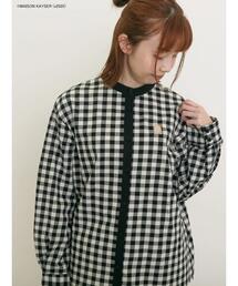 【MAISON KAYSER】クレリック刺繍シャツ
