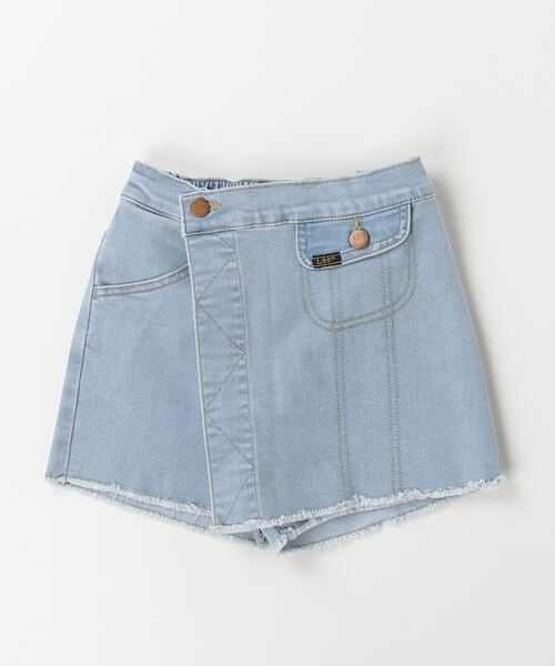 Lee(リー)の「Lee/リー キッズ ショーツ DNM LK2161 LK2161-192(その他パンツ・キッズ・ライトインディゴブルー・130cm/140cm/150cm)」の1枚目の写真