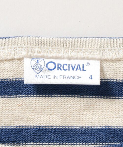 SHIPS any(シップス エニィ)の「ORCIVAL: コットン ロード クルーネック ロンT/カットソー(Tシャツ/カットソー・メンズ・ネイビー/グレー/ブルー・3/4)」の5枚目の写真