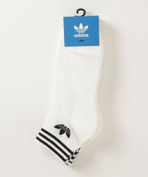 adidas アディダス U TRF ANKLE 3PSOCKS 3ST ソックス EE1152 WHT/BLK