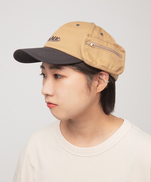SINK kotohayokozawa(シンク コトハヨコザワ)の「SINK CAP WITH A COIN CASE(キャップ・レディース・グレー/ベージュ・FREE)」の16枚目の写真