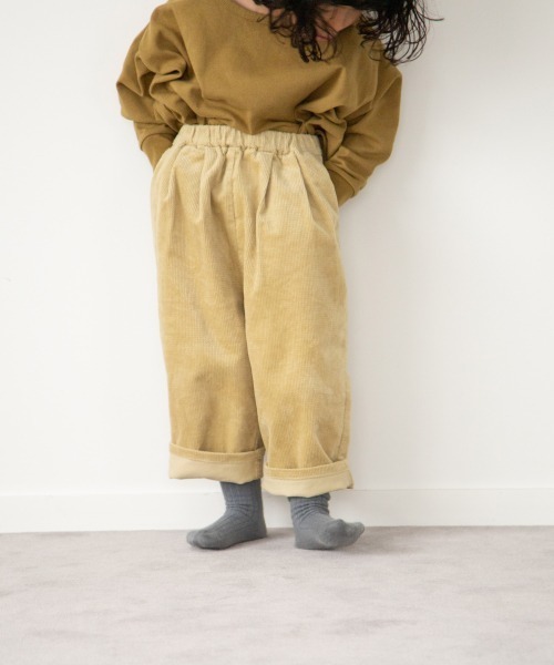 LOWRYS FARM(ローリーズファーム)の「ライスコールタックパンツ 889227(その他パンツ・キッズ・グレー/イエロー/グリーン/ブラウン・MEDIUM/LARGE/X-LARGE)」の1枚目の写真