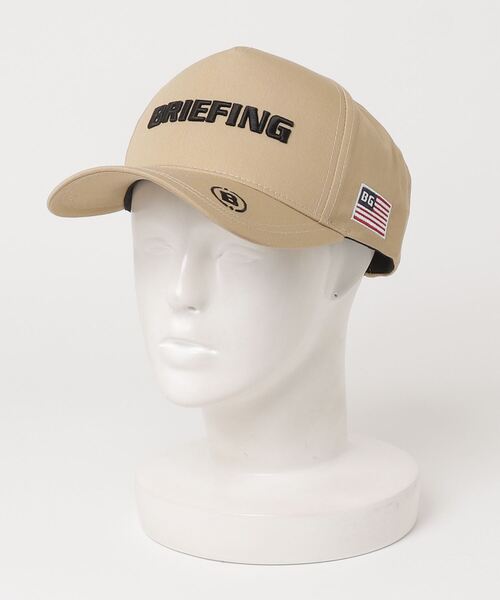 BRIEFING(ブリーフィング)の「【BRIEFING GOLF/ブリーフィングゴルフ】MENS BASIC FRONT PANEL CAP<br>(キャップ・メンズ・ネイビー/ベージュ/オリーブ/ブラック/ホワイト・FREE)」の4枚目の写真
