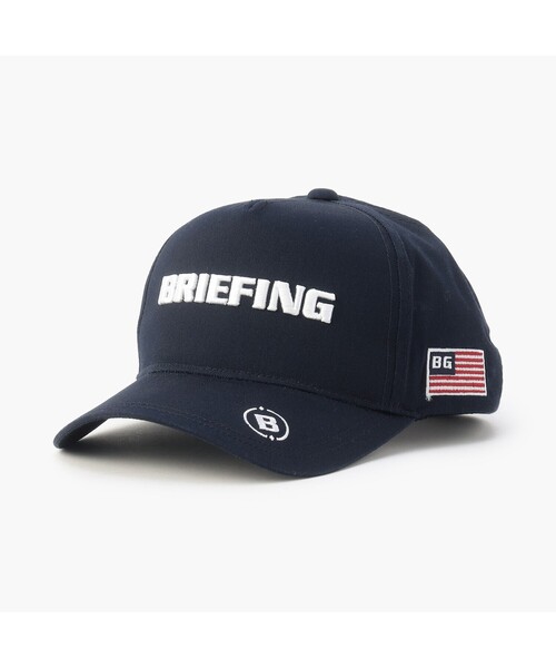 BRIEFING(ブリーフィング)の「【BRIEFING GOLF/ブリーフィングゴルフ】MENS BASIC FRONT PANEL CAP<br>(キャップ・メンズ・ネイビー/ベージュ/オリーブ/ブラック/ホワイト・FREE)」の1枚目の写真