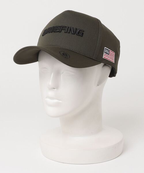 BRIEFING(ブリーフィング)の「【BRIEFING GOLF/ブリーフィングゴルフ】MENS BASIC FRONT PANEL CAP<br>(キャップ・メンズ・ネイビー/ベージュ/オリーブ/ブラック/ホワイト・FREE)」の5枚目の写真