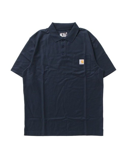 Carhartt(カーハート)の「Carhartt / カーハート Contractor's Work Pocket Polo 鹿の子 半袖 ポロシャツ 6oz(ポロシャツ・メンズ・ブラック/ヘザーグレー/モスグリーン/ネイビー・LARGE/X-LARGE/MEDIUM)」の14枚目の写真