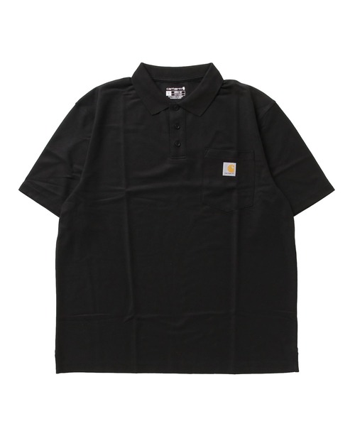 Carhartt(カーハート)の「Carhartt / カーハート Contractor's Work Pocket Polo 鹿の子 半袖 ポロシャツ 6oz(ポロシャツ・メンズ・ブラック/ヘザーグレー/モスグリーン/ネイビー・LARGE/X-LARGE/MEDIUM)」の13枚目の写真