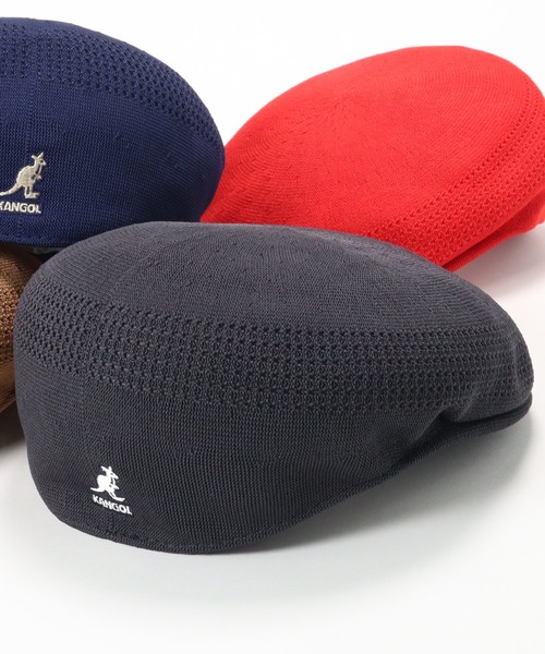 KANGOL(カンゴール)の「カンゴール ハンチング トロピック ベントエア ベレー帽 KANGOL HUNTING TROPIC 504 VENTAIR(ハンチング/ベレー帽・レディース・ブラック/グレー/ベージュ/ナチュラル/ネイビー/ブラウン/アーミー/チャコール/レッド/タン/ライトブルー/ブラック×ゴールド/ホワイト/ロイヤルブルー/ブラック系その他/グレー系その他・MEDIUM/X-LARGE/LARGE/XX-LARGE/SMALL)」の6枚目の写真