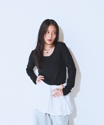 スムーステレコUネックLS TEE/103372