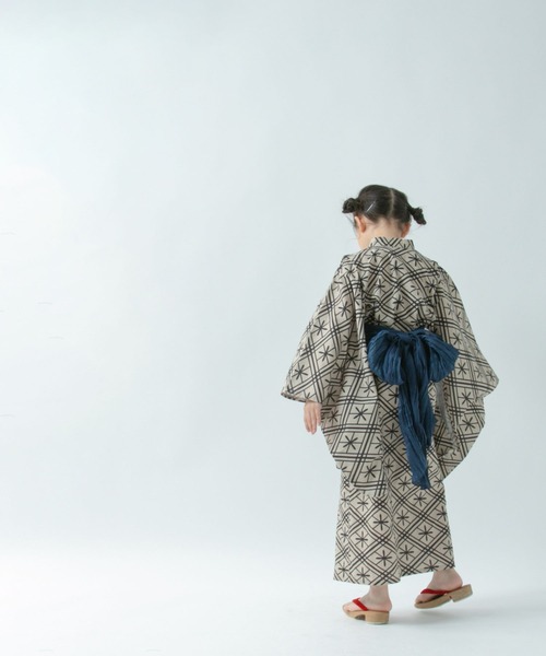 LOWRYS FARM(ローリーズファーム)の「セパレートユカタセット 326417(浴衣・キッズ・ベージュ/レッド/ブラック・110cm/130cm/150cm)」の5枚目の写真