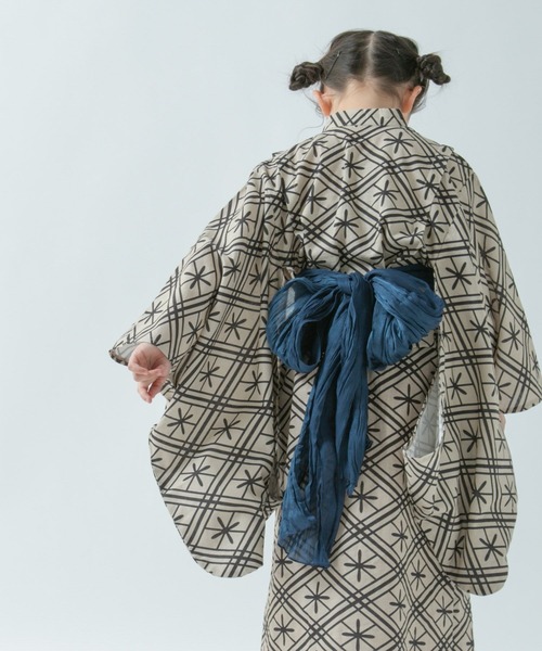 LOWRYS FARM(ローリーズファーム)の「セパレートユカタセット 326417(浴衣・キッズ・ベージュ/レッド/ブラック・110cm/130cm/150cm)」の7枚目の写真