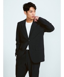 Perfect Suit FActory | 【SPALDING】ジャケット コーデュラ ブラック(テーラードジャケット)