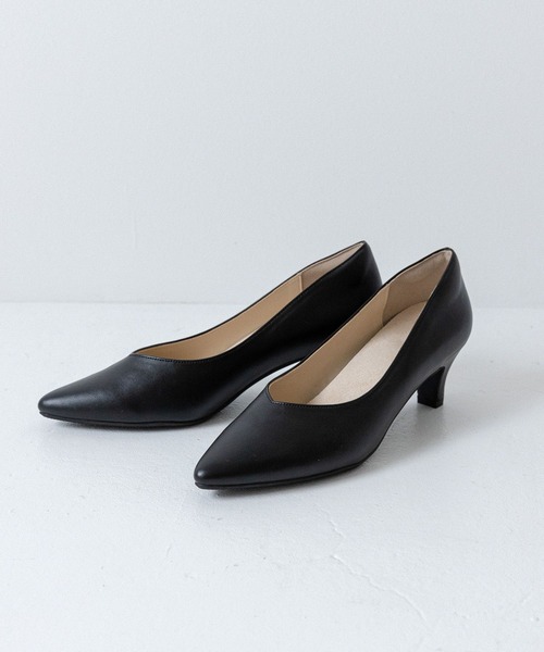 LEPSIM(レプシィム)の「クッションパンプス 295877(パンプス・レディース・ブラック/グレイッシュベージュ・LARGE/MEDIUM/SMALL)」の2枚目の写真