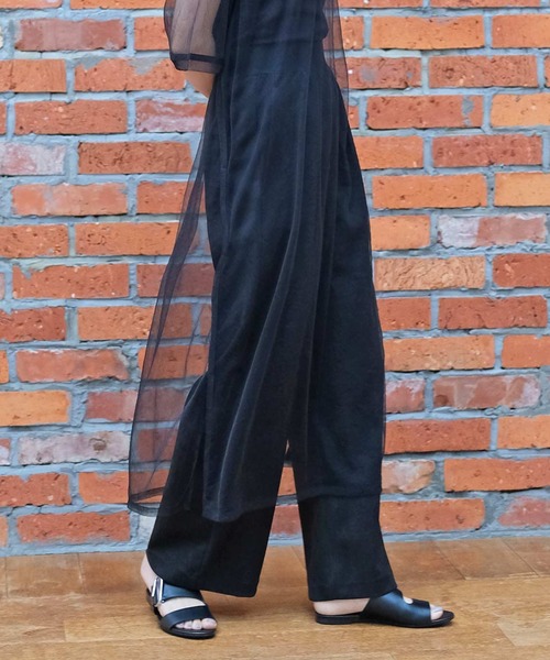 AKTE(アクテ)の「ソフィアパンツ(その他パンツ・レディース・ブラック/ベージュ・1/2/2T)」の1枚目の写真