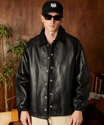 schott | Schott/ショット/LEATHER COACH JACKET/レザー コーチジャケット(ライダースジャケット)