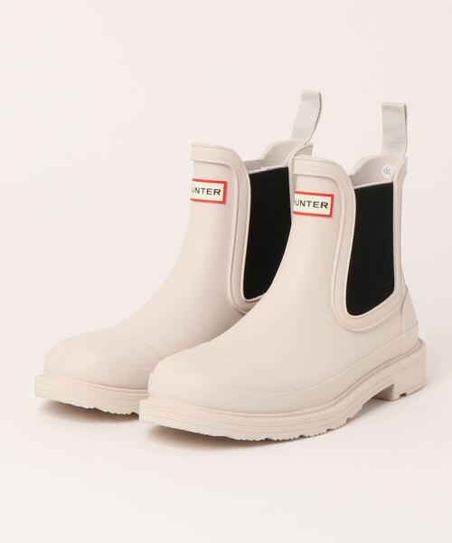HUNTER(ハンター)の「WOMENS COMMANDO CHELSEA BOOT(レインシューズ・レディース・オフホワイト/ダークオリーブ/ブラック/ボルドー・UK4/UK5/UK6/UK3/UK7)」の7枚目の写真
