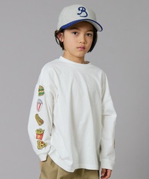 PAIRMANON STREET | 【PAIRMANON STREET】袖 オリジナル プリント 長袖 Tシャツ トップス(Tシャツ/カットソー)