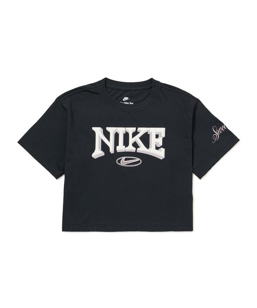NIKE(ナイキ)の「【NIKE】ナイキ NSW OC VARZITY Tシャツ ウィメンズ(Tシャツ/カットソー・レディース・ブラック/ネイビー・S/M/L)」の14枚目の写真