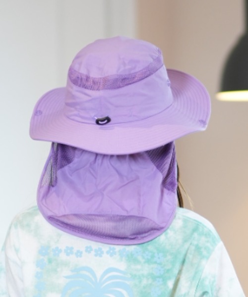 THE NORTH FACE(ザノースフェイス)の「THE NORTH FACE ザ・ノース・フェイス 帽子 ハット キッズ K SUNSHIELD HAT サンシールドハット NNJ02521(ハット・キッズ・ダークベージュ/ネイビー/ライトパープル/ライトピンク/ダークグリーン・M/L/S)」の9枚目の写真