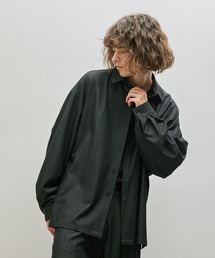 JUNRED | セットアップ対応 / テンセルタッチドレープビッグシャツ(シャツ/ブラウス)