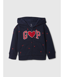 GAP | babyGap リラックス GAPロゴ バレンタイン ジップアップパーカー(パーカー)