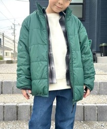 MPS | 【MPS】スタンドネック裏ボア中綿ジャケット (撥水/防風/あったか/軽量/キッズ/通学/通園/洗濯機OK/冬アウター)(ダウンジャケット/コート)