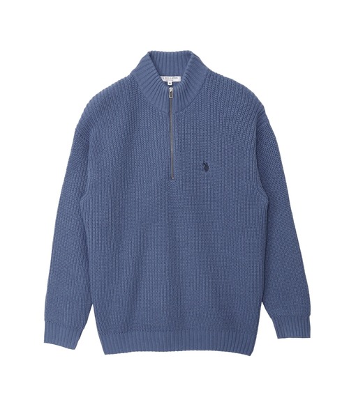 U.S. POLO ASSN.(ユーエスポロアッスン)の「【累計お気に入り数5万件突破!大人気厚手ニット】Ada./U.S. POLO ASSN./ユーエスポロアッスン ハーフジップニット(ニット/セーター・レディース・アイボリー/ブラック/ベージュ/イエロー/ネイビー/ダークブルー/グレー/オートミール・M/L)」の21枚目の写真