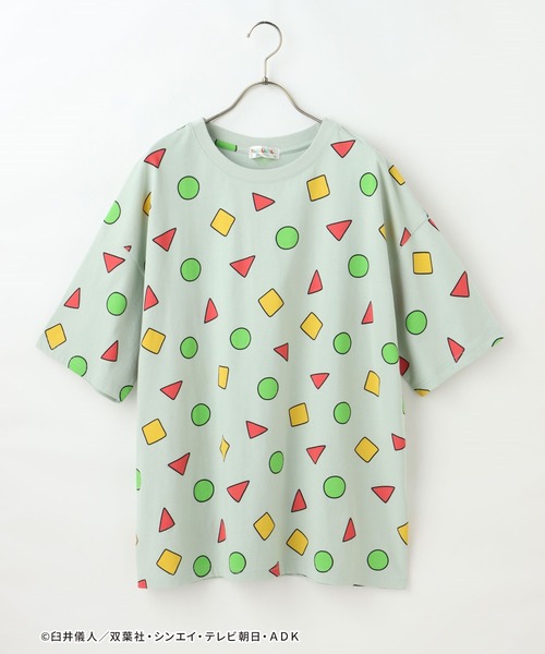 Honeys(ハニーズ)の「クレヨンしんちゃんT(Tシャツ/カットソー・レディース・オフホワイト/ミント・SS/L/M/S)」の15枚目の写真