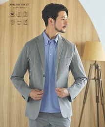 ABAHOUSE GRAY | 【セットアップ対応】COOL DRYMAX ジャケット(テーラードジャケット)