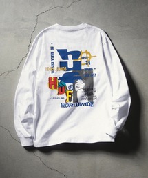 HUF | CUT AND PASTE LS TEE(Tシャツ/カットソー)