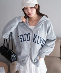 WEGO | WEGO/【26年春 新色登場】グラフィック ダブルZIP BIGパーカー(パーカー)