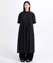 Bshop | eunoia | リネン ピンタック半袖ワンピース WOMEN(ワンピース)
