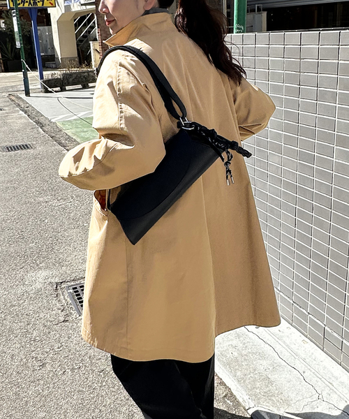 JOURNAL STANDARD(ジャーナルスタンダード)の「《追加2》スタンドカラーテントコート(その他アウター・レディース・ベージュ/ベージュ系その他・36/38)」の9枚目の写真