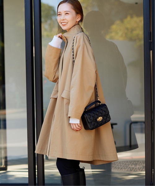 JOURNAL STANDARD(ジャーナルスタンダード)の「《追加2》スタンドカラーテントコート(その他アウター・レディース・ベージュ/ベージュ系その他・36/38)」の13枚目の写真