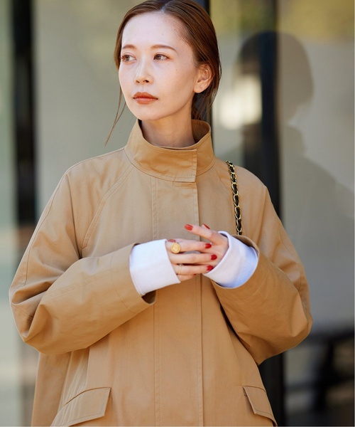 JOURNAL STANDARD(ジャーナルスタンダード)の「《追加2》スタンドカラーテントコート(その他アウター・レディース・ベージュ/ベージュ系その他・36/38)」の15枚目の写真