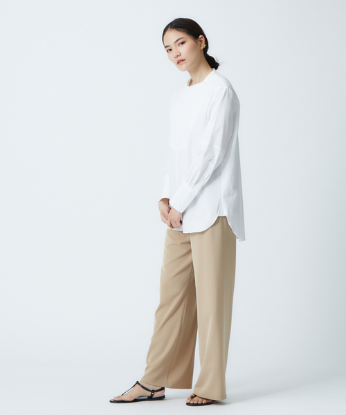 qualite(カリテ)の「ストレッチツイルフレアパンツ(その他パンツ・レディース・ブラック/ベージュ/ブラック系その他・38/36)」の21枚目の写真