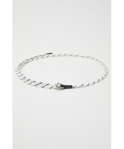 SLY(スライ)の「SHOE LACE BELT シューレース ベルト(ベルト・レディース・ライトグリーン/ブラック系その他2/ホワイト系その他2・FREE)」の5枚目の写真